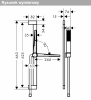 Hansgrohe Pulsify E Zestaw prysznicowy 100 1jet EcoSmart+ z drążkiem 65 cm biały mat 24371700